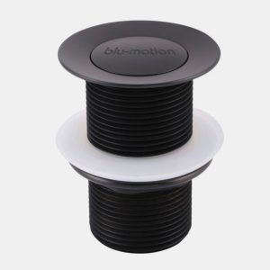 Pop Up Basin Waste 32mm Un-Slotted – Black - BWU01BK